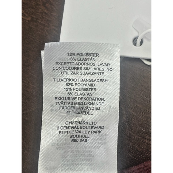 NEW GymShark Adapt Animal Seamless Crop Tank Reef XS Cherry Brown PINK XS XSMALL - Picture 6 of 8